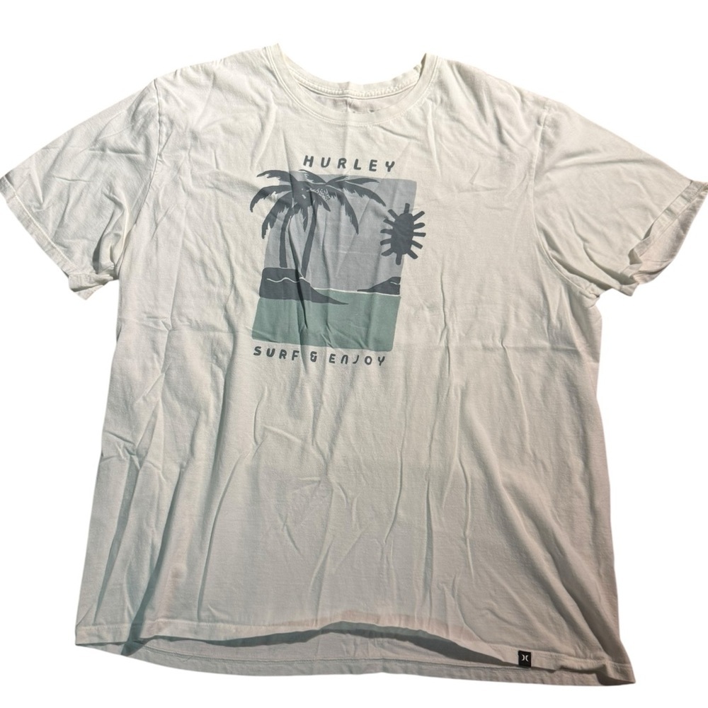 Hurley Men's Surf Graphic Tee - Cream
